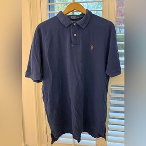 Polo by Ralph Lauren Men's Blue Polo Shirt